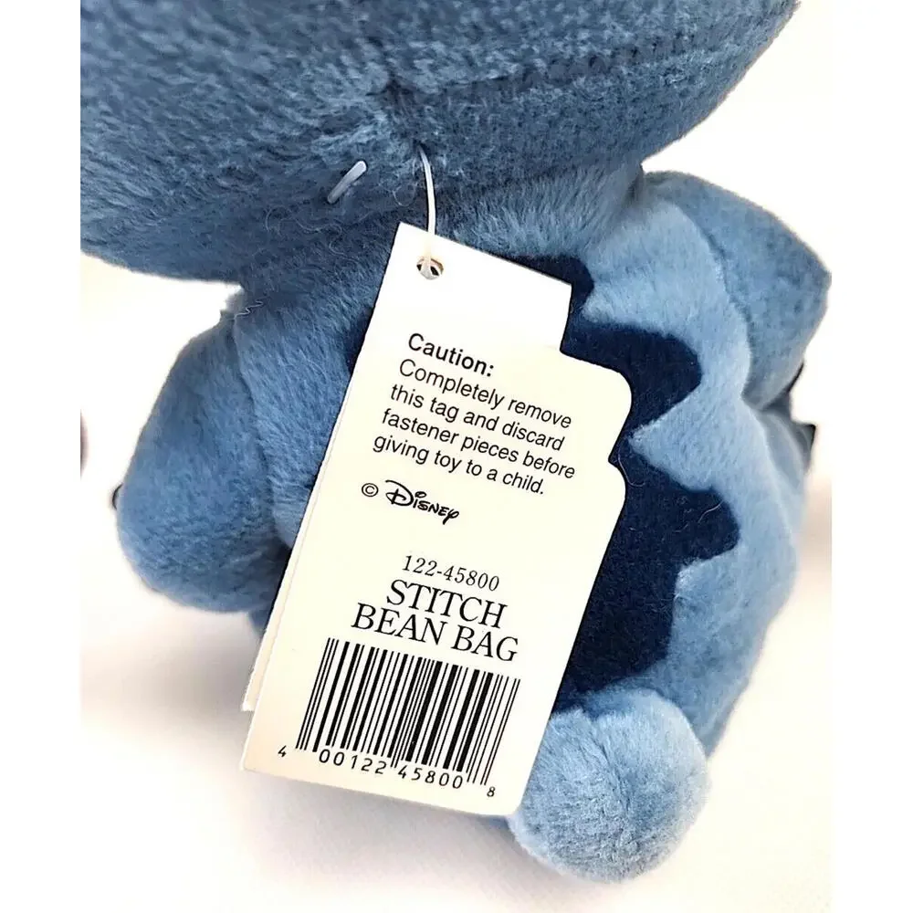 Disney Lilo And Stitch Alien Bean Bag Plush Stuffy 9 Inch With Tag Disney World - Picture 5 of 12